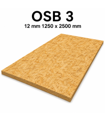 OSB 3 12 mm 1250 x 2500 mm